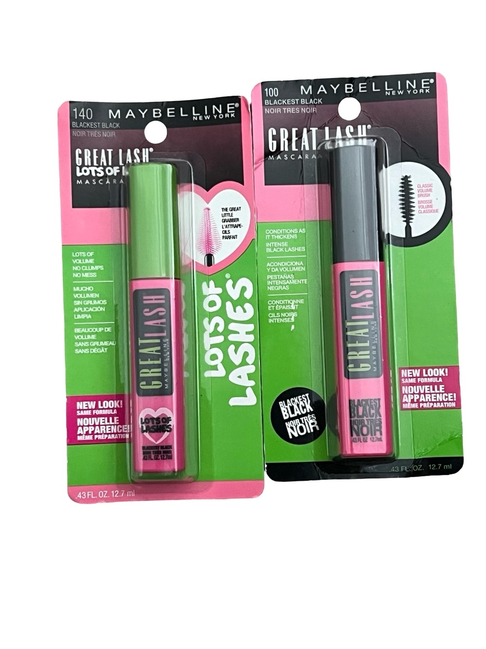 Maybelline Great Lash Lots of Lashes Mascara Duo - 140 100 Blackest Black